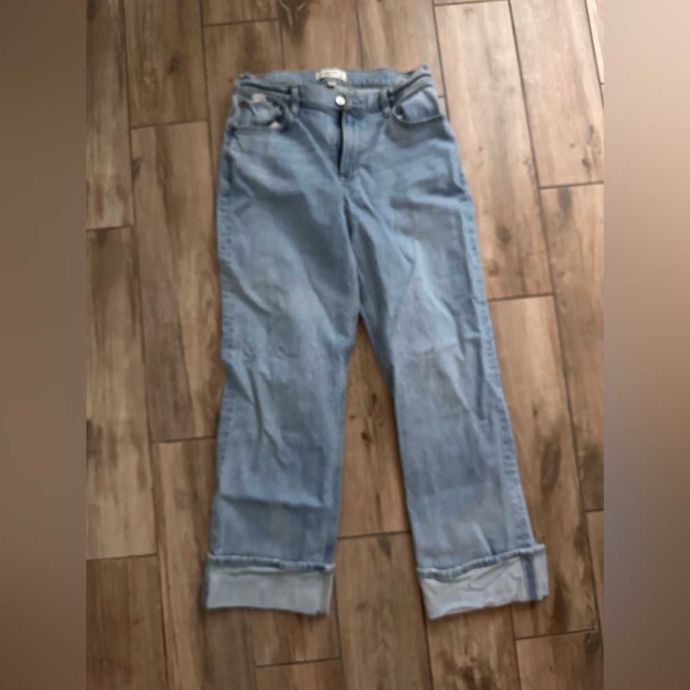Abercrombie & Fitch Low rise cuff jeans Curve love - Picture 4 of 4